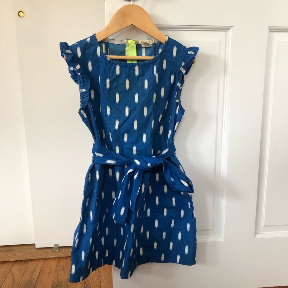 Vibrant Ikat Print Dress